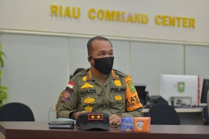 Satpol PP Riau Imbau Masyarakat, Rayakan Tahun Baru Dirumah Saja