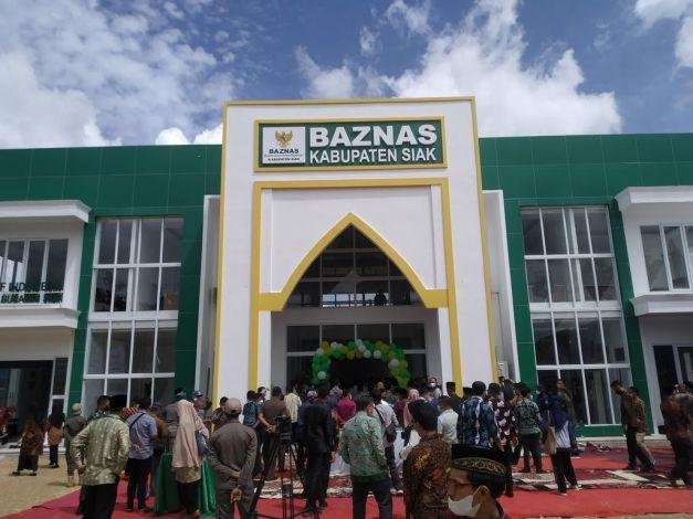Ternyata Gedung Baznas Siak Dibangun Dari Zakat Umat