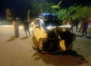 Lakalantas Jalan Ringroad Pangkalan Kerinci, 1 Unit Avanza Ringsek