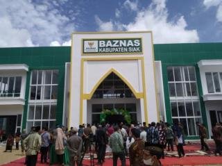 Ternyata Gedung Baznas Siak Dibangun Dari Zakat Umat