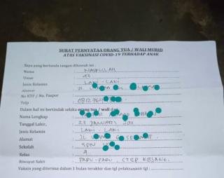 Isi Surat Pernyataan Vaksinasi Anak Usia 6-11 Tahun di Pekanbaru Akhirnya Direvisi