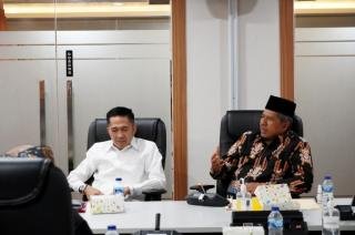 Bupati Siak Alfedri Bahas Program Kerja JKPI Bersama Dirjend Kebudayaan