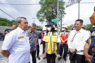 Respon Permintaan Gubri, Dirjen Cipta Karya Tinjau Jalan Rusak Akibat IPAL