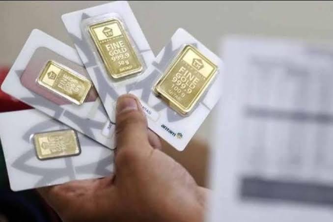 Harga Emas Antam Naik Tipis 0,58 Persen, di Atas Rp1 Juta/gram