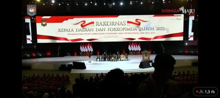 Dibuka Presiden Jokowi, Rakornas Kepala Daerah dan Forkopimda Tahun 2023 Resmi Digelar