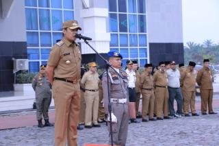 Upacara Perdana di Tahun 2023, Pj Wali Kota Perintahkan ASN Patuh ke Kepala OPD