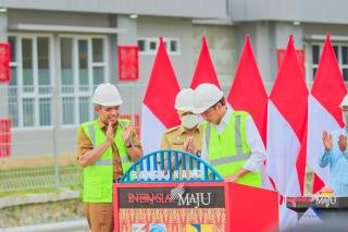 Presiden Jokowi Resmikan Tol Pekanbaru-Bangkinang