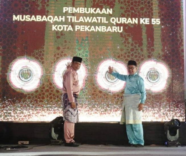 Pj Wali Kota Buka MTQ Pekanbaru Ke-55 di Kulim