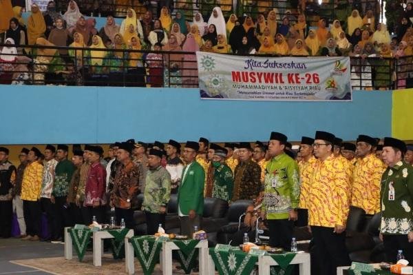 Pembukaan Musywil Ke-26 Muhammdiyah dan Aisyiyah Riau Dihadiri Ribuan Warga