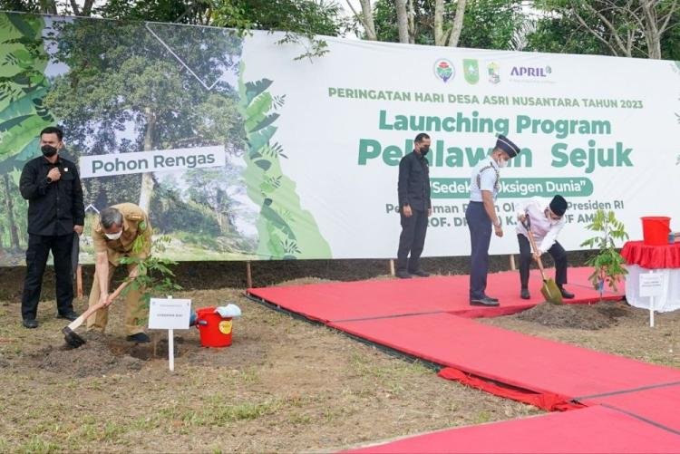 Wapres Hadiri Peringatan Hari Desa Asri Nusantara Tahun 2023 di Pelalawan