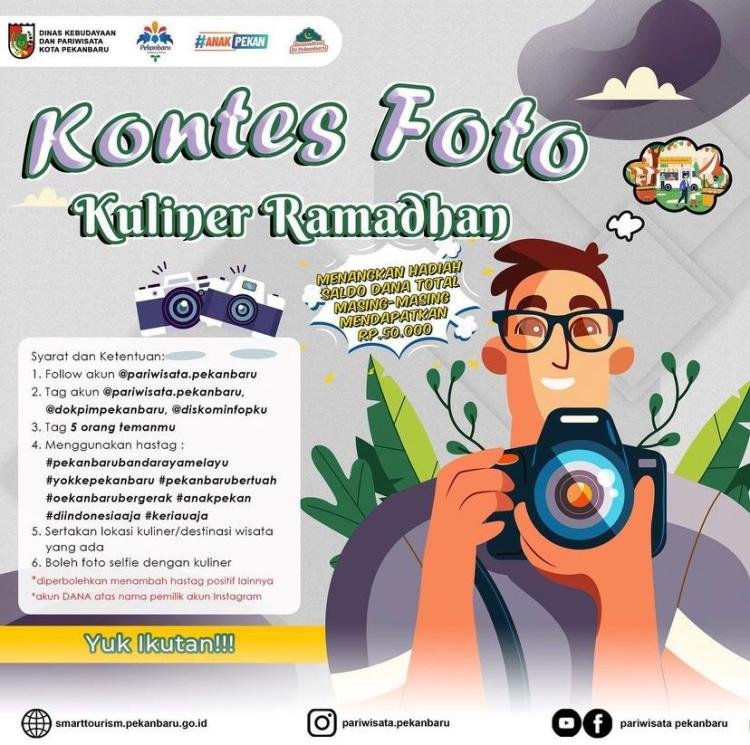 Dinas Pariwisata Gelar Kontes Foto Kuliner Ramadhan