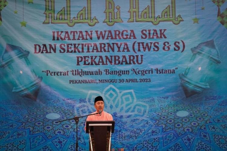 Hadiri Halal Bi Halal Masyarakat Siak, Ini yang Disampaikan Gubri Syamsuar
