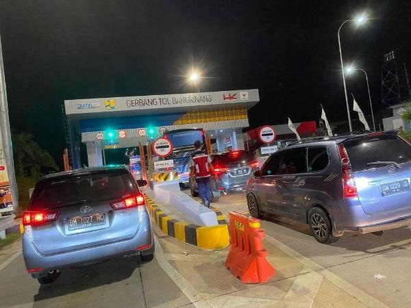 Hingga H+7 Lebaran, Volume Kendaraan di Tol Pekanbaru-Bangkinang Meningkat 102,6 Persen