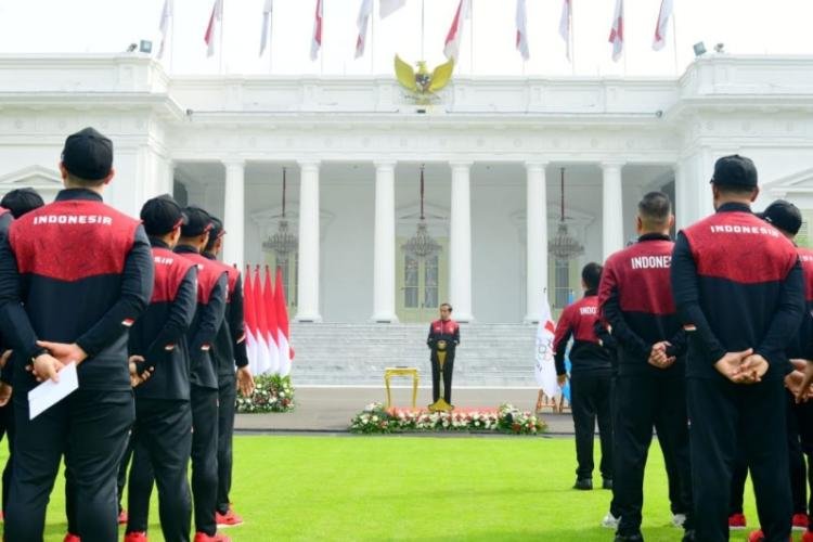 Presiden Jokowi Lepas Kontingen Indonesia untuk SEA Games Ke-32 di Kamboja