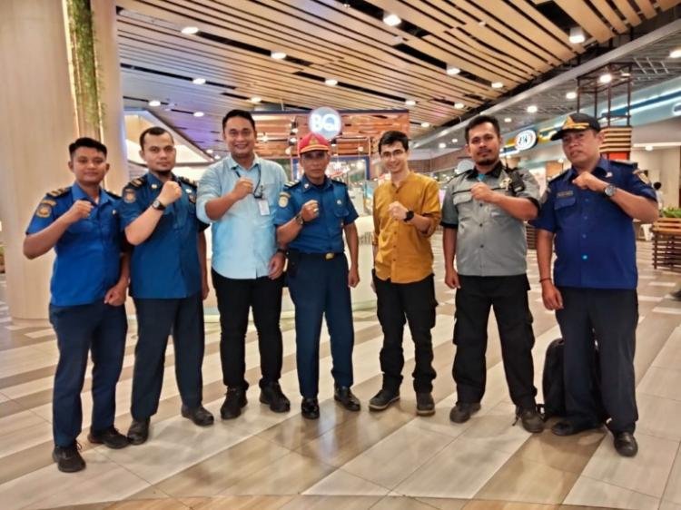 Tingkatkan Keamanan dan Ketertiban, Damkar Pekanbaru Turun ke Living World