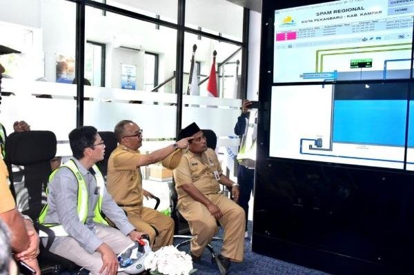 Besok SPAM Pekanbaru - Kampar Diresmikan, Pj Bupati Kampar Tinjau Sejumlah Persiapan