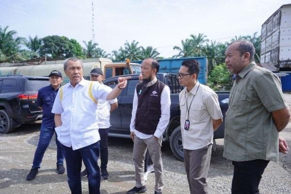 Cek Pengerjaan Jalan Kampar-Rohul, Gubri: Ini Menyangkut Ekonomi dan Kesejahteraan Masyarakat
