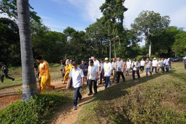Ditetapkan Sebagai Cagar Budaya Nasional, Gubri Kunjungi Benteng Tuanku Tambusai
