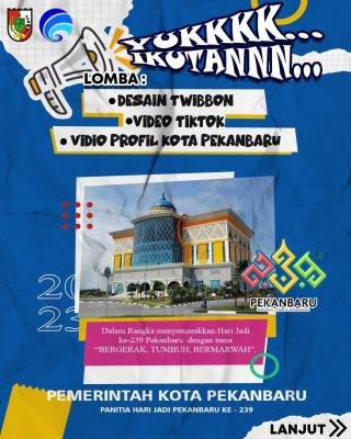 Kesempatan 8 Hari Lagi, Jangan Lewatkan Lomba Diskominfotiksan Pekanbaru Berhadiah Jutaan Rupiah