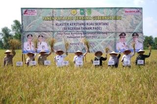 Lumbung Pangan, Gubri Syamsuar Siap Bantu Tingkatkan Produksi Padi di Inhil