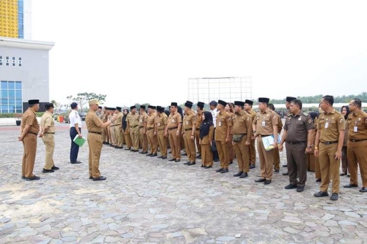Sekda Pimpin Apel Usai Libur Idul Adha, Tingkat Kehadiran ASN Tinggi