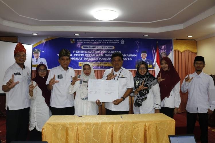 Kolaborasi Dispusip dan Disdik Pekanbaru Fokus Dalam Pengembangan Perpustakaan Sekolah