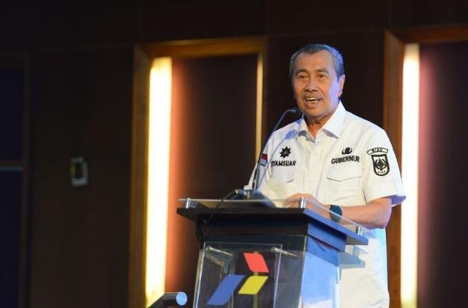 Resmikan Tajak Sumur Gulamo Eksplorasi Migas Non Konvesional, Ini Pesan Gubri Syamsuar
