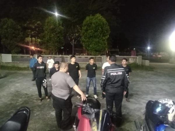 Banyak Gaya, 25 Motor Balap Liar Disita Polantas Pekanbaru