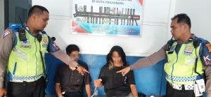 Disetop Polantas, Dua Pemotor Gagal Konsumsi Sabu