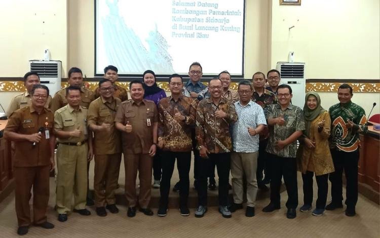 Terbaik Nasional dan Dapat Penghargaan dari LKPP, Pemkab Sidoarjo Belajar e-Katalog ke Riau