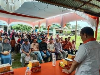 Perbaikan Jalan Melur Kulim Jadi Aspirasi Warga di Reses Sabarudi 
