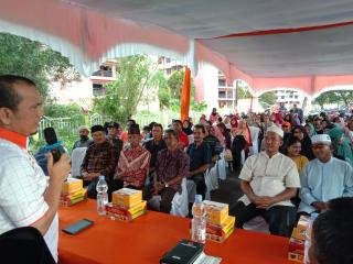 Reses di Kelurahan Bambu Kuning, Sabarudi Janji Terus Ikhtiar Bantu Warga