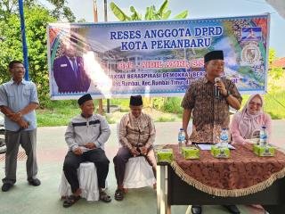 Reses Anggota DPRD Aidil Amri, Infrastruktur Paling Dominan Disampaikan Oleh Warga 