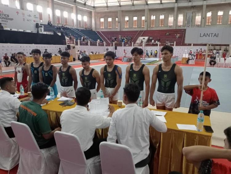 Kejurnas Gymnastics Prakualifikasi PON, Atlet Senam Riau Raih Emas