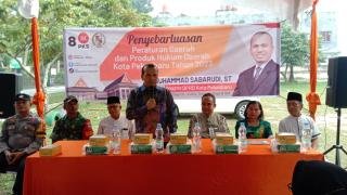 Ketua DPRD Pekanbaru  Sabarudi Laksanakan Sosper di Jalan Hangtuah