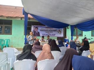 Doni Saputra Sosialisasikan Perda  Kesejahteraan Sosial di Kecamatan SenapelanÂ 