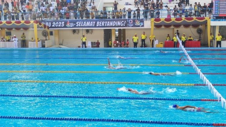 Raih 7 Medali Emas, Riau di Puncak Sementara Klasemen Porwil Sumatera XI