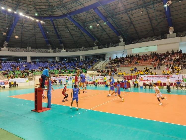 Tim Voli Putra Riau Menang 3-2 Lawan Kepri