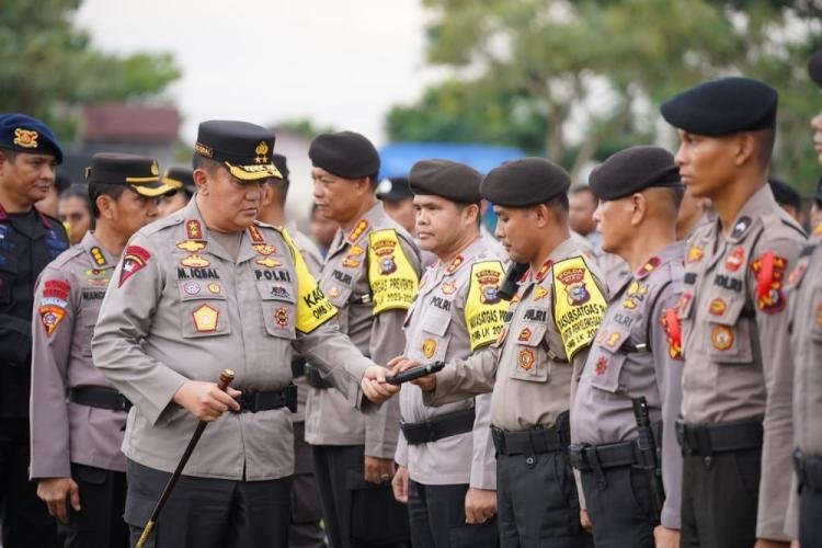 Pengamanan Kampanye, Ini Pesan Kapolda Riau Kepada Anggota