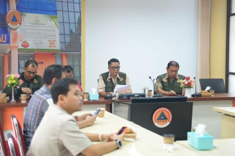 BPBD Riau Petakan Lokasi Rawan Bencana