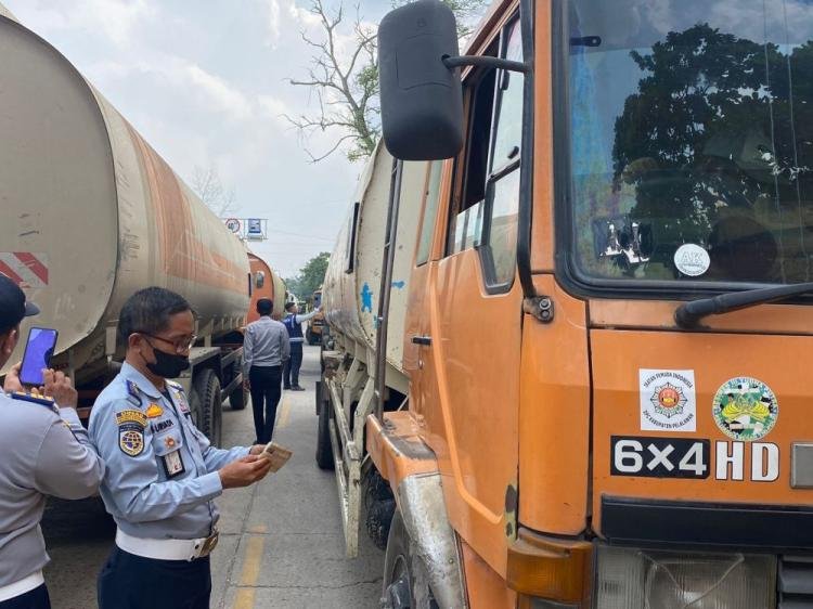Tim Gabungan Amankan 123 Kendaraan di Tembilahan
