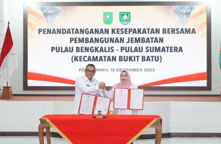 Bupati Kasmarni: Pembangunan Jembatan Pulau Bengkalis-Pulau Sumatera Impian Banyak Pihak