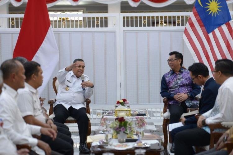 Gubri Edy Nasution Terima Silaturahmi Wamenlu Malaysia