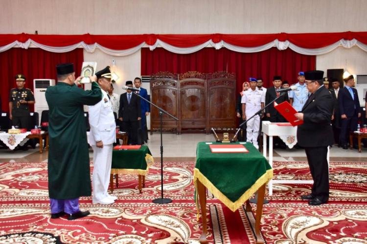 Resmi Dilantik Sebagai Pj Bupati, Hambali Siap Membangun Kabupaten Kampar Lebih Baik
