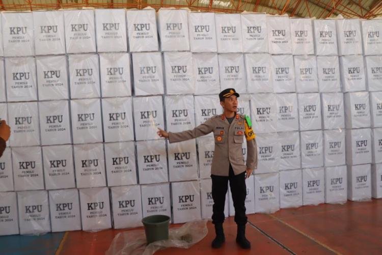 Polres Rohil Dirikan Posko Bersama Pemilu 2024 di Setiap Kecamatan