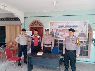 Polres Rohil Siapkan Perahu untuk Antar Logistik Pemilu ke TPS Terisolir