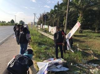 Masuk Masa Tenang, APK Pemilu 2024 di Rohil Mulai Ditertibkan