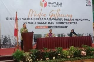 Jelang Pencoblosan, Bawaslu Gelar Pertemuan dengan Media Massa