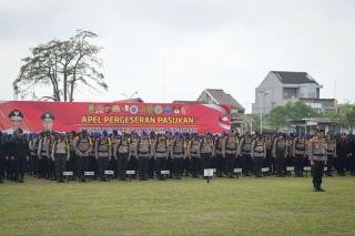 Rawan Konflik, Dua Polisi Jaga Tiap TPS di Perbatasan Rohil dan Dumai