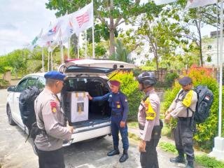 Bersiap Pemungutan Suara Ulang, Logistik Pemilu Didistribusikan ke Sungai Tohor Meranti